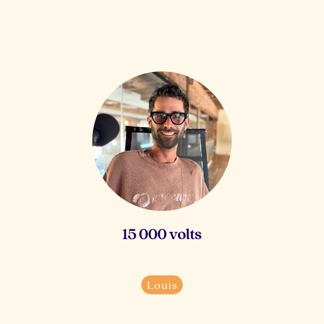 Louis survivant 15000 volts
